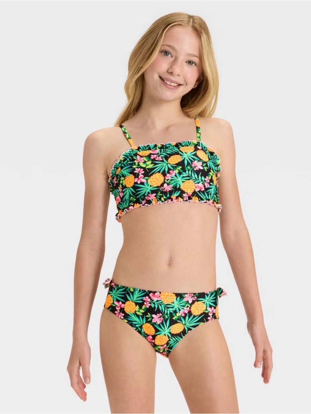 Girls' 'Sweet Pineapple' Printed Bikini Set - Cat & Jack